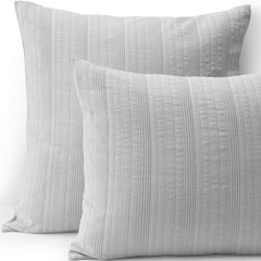 Cotton Textured Stripe Bed Pillow Sham