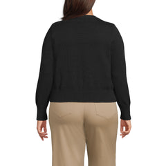 Women's Plus Size Drifter Vneck Dress Cardigan Sweater