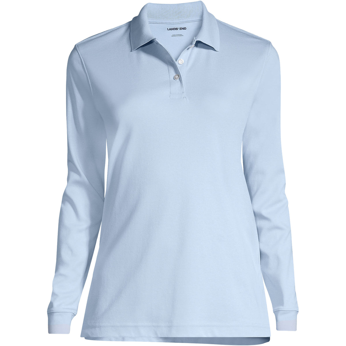 School Uniform Women's Tall Long Sleeve Interlock Polo Shirt