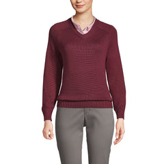 School Uniform Women's Legacy V-neck Sweater