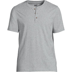 Men's Big and Tall Short Sleeve Cotton Supima Jersey Henley