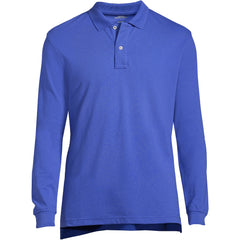 Men's Long Sleeve Classic Mesh Polo Shirt