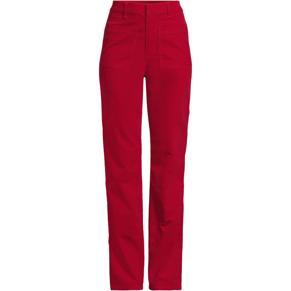 Women's Corduroy High Rise Rail Straight Leg Pants