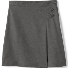 Girls Plus Solid A-line Skirt Below the Knee