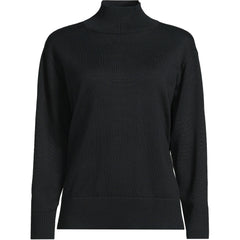 Women's Plus Cotton Modal Funnel Neck Sweater