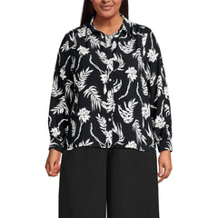 Women's Plus Size Creaseless Feminine Shirt