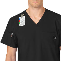 School Uniform Men's Wink W123 V-Neck Scrub Top
