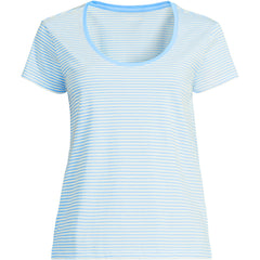 Women's Plus Size Supima Cotton Short Sleeve Scoop Neck Tee