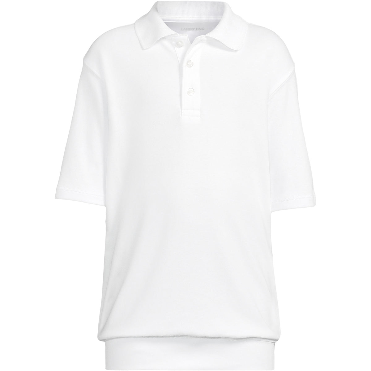 Kids Short Sleeve Banded Bottom Polo Shirt