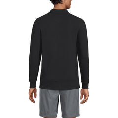School Uniform Men's Long Sleeve Mesh Polo Shirt