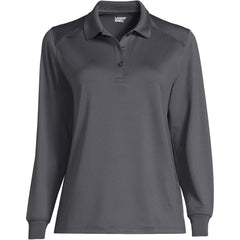 School Uniform Women's Long Sleeve Rapid Dry Polo Shirt