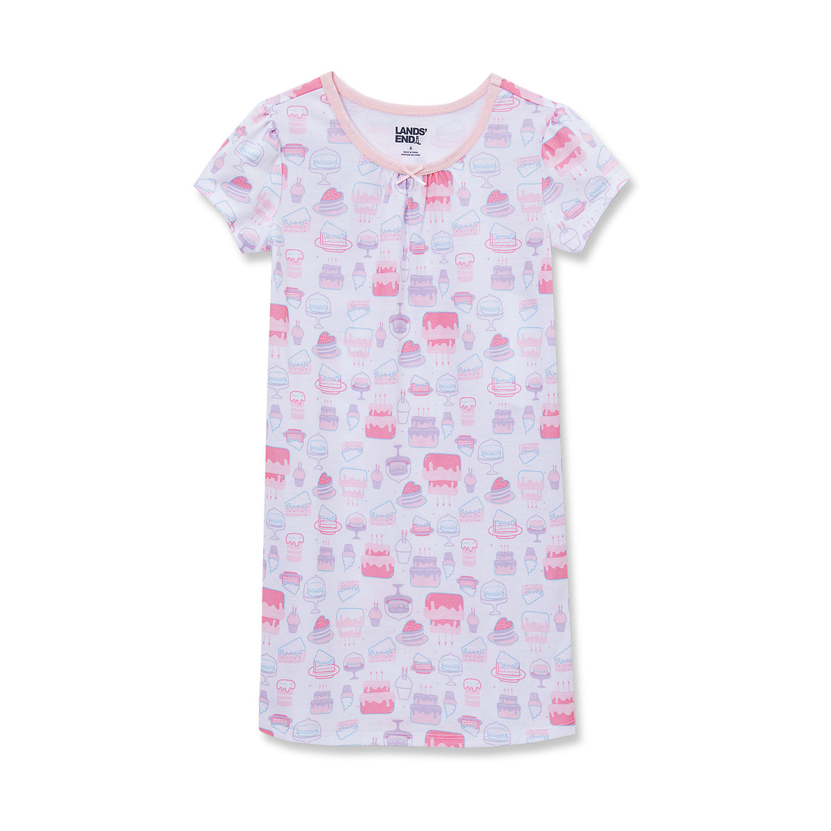 Girls Short Sleeve Nightgown