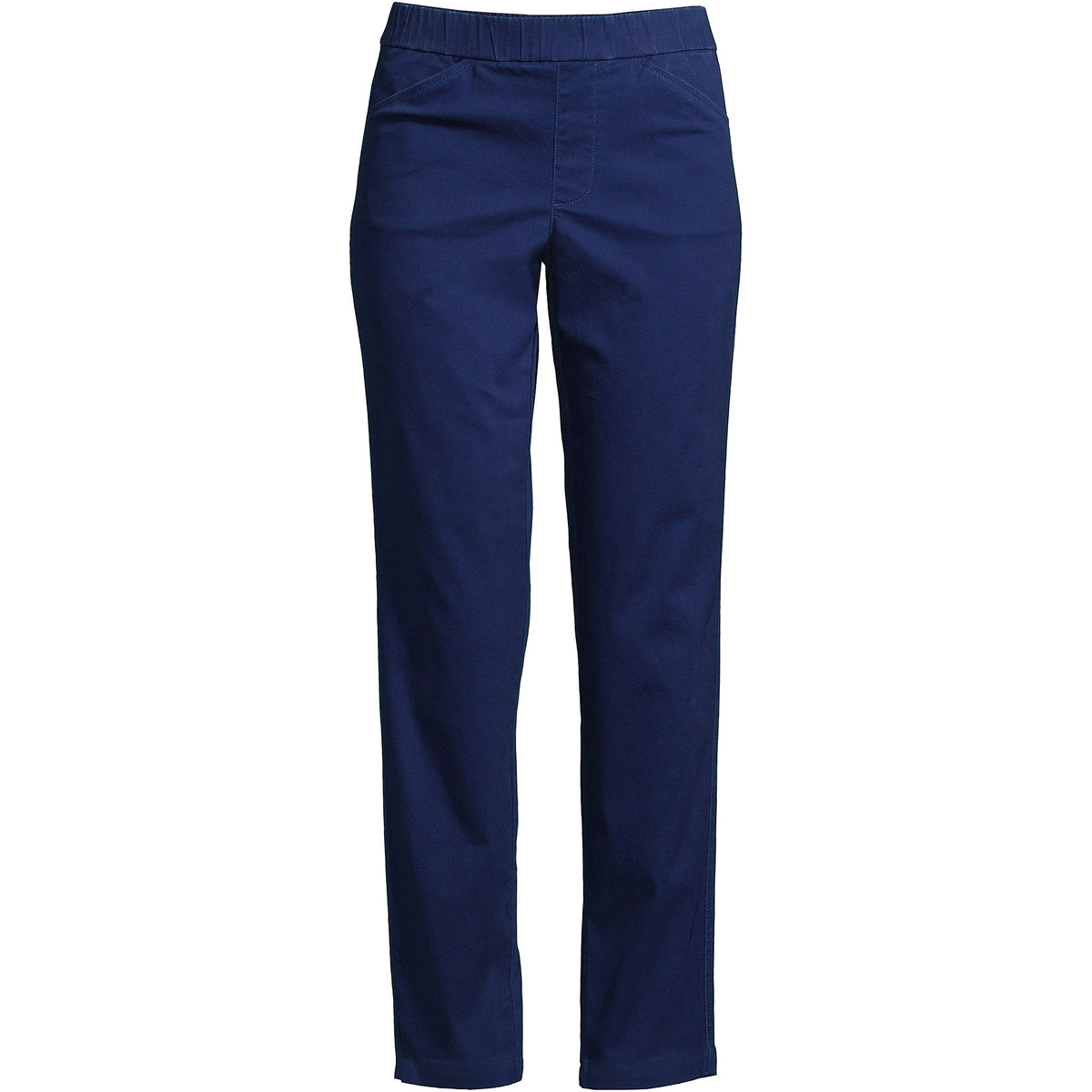 Women's Mid Rise Pull On Chino Ankle Pants