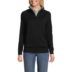 School Uniform Unisex Cotton Modal Quarter Zip Sweater