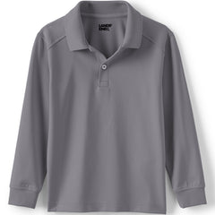 Kids Long Sleeve Rapid Dry Polo Shirt