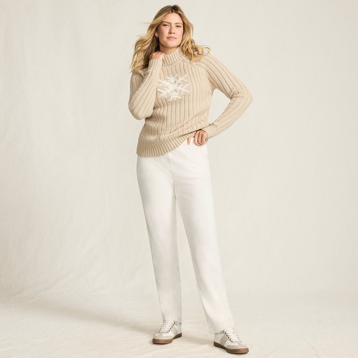 Women's Tall Sport Knit High Rise Corduroy Pants