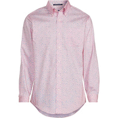 Men's No Iron Supima Cotton Pinpoint Buttondown Collar Dress Shirt
