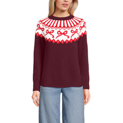 Women's Drifter Jacquard Raglan Crew Neck Sweater