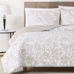Cannon Sylvana Jacobean Quilt and Sham Set