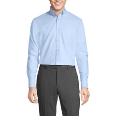 School Uniform Men's Long Sleeve Buttondown Oxford Shirt