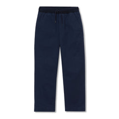 Boys Husky Stretch Soft Rib Waist Iron Knee Pull On Pants