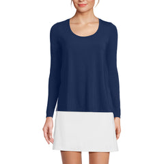 Women's Tall Power Performance Long Sleeve Scoopneck Tee