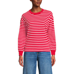 Women's Petite Long Sleeve Mariner Jersey T-Shirt