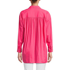 Women's Cotton Voile Billowy Oversized Shirt