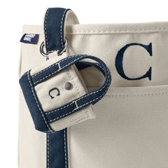 Pre-Monogrammed Letter C Micro Canvas Tote