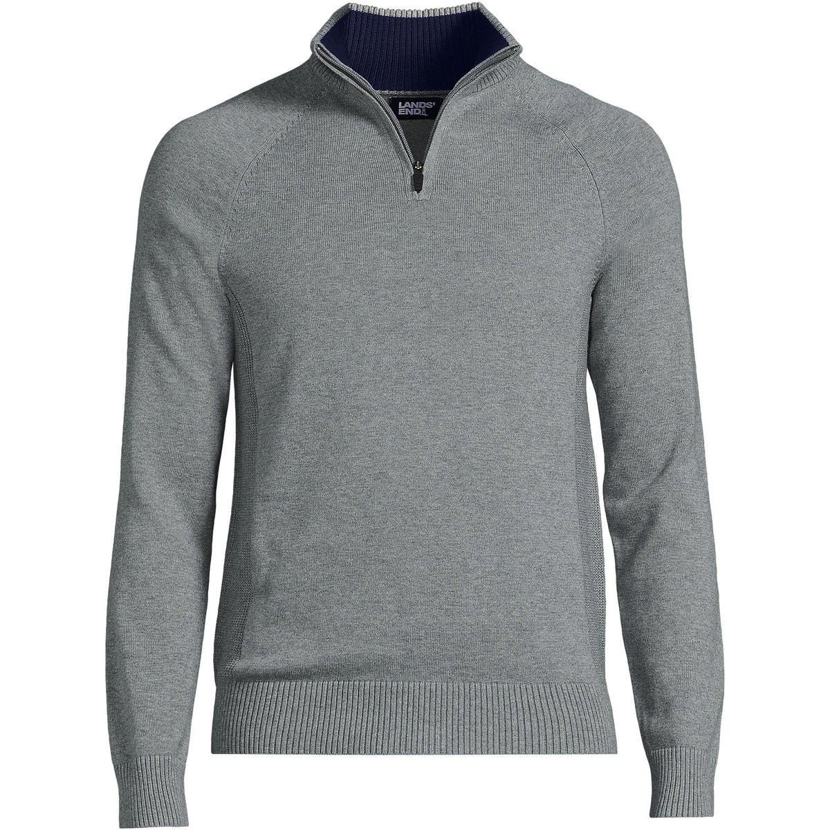 School Uniform Unisex Big Cotton Modal Quarter Zip Sweater