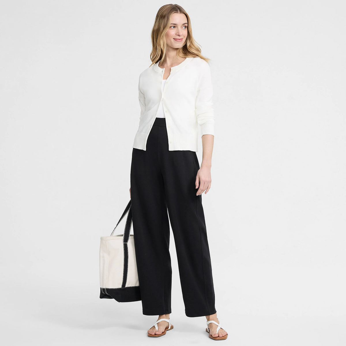 Women's Tall Sport Knit High Rise Barrel Ankle Pants