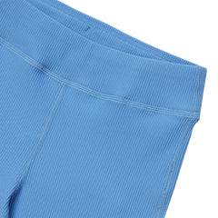 Girls Active Flare Ribbed Leggings