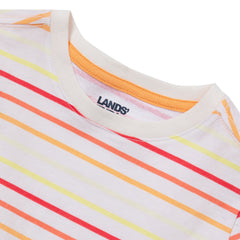 Boys Short Sleeve Stripe Crewneck Tee