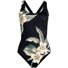 Women's Tugless X-Back One Piece Swimsuit