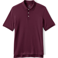 School Uniform Men's Short Sleeve Interlock Polo Shirt