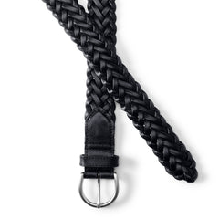 Women's Leather Braided Belt
