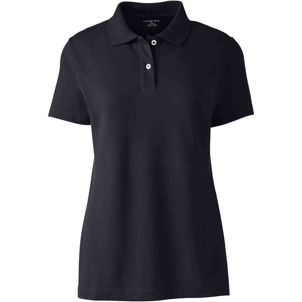 Women's Short Sleeve Basic Mesh Polo Shirt