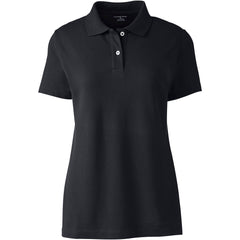 Women's Short Sleeve Basic Mesh Polo Shirt