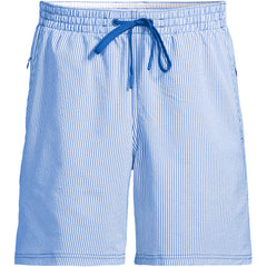 Mens 7" Seersucker Volley with Hydroliner Swim Trunk