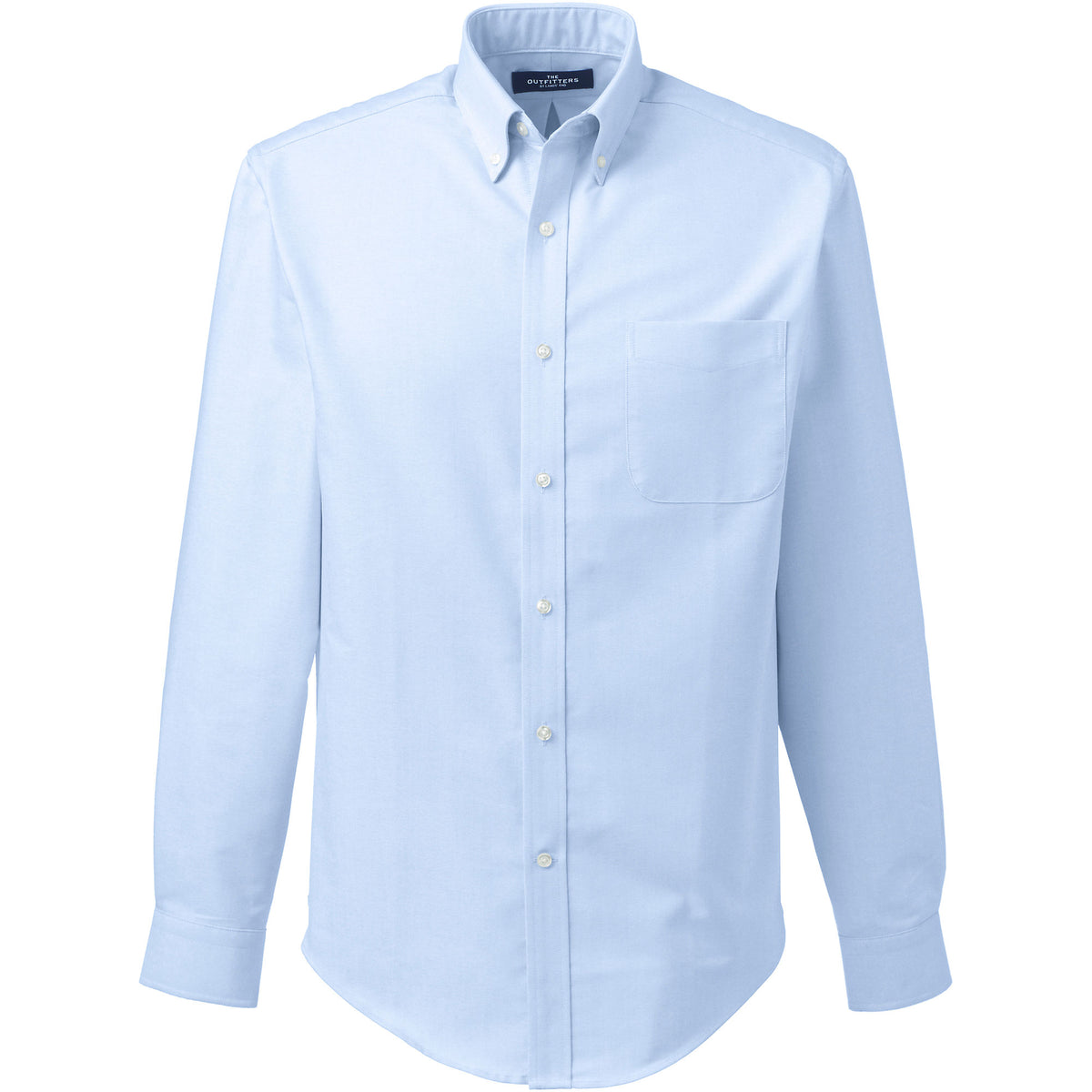 School Uniform Men's Tall Tailored Fit Long Sleeve Buttondown Oxford Dress Shirt