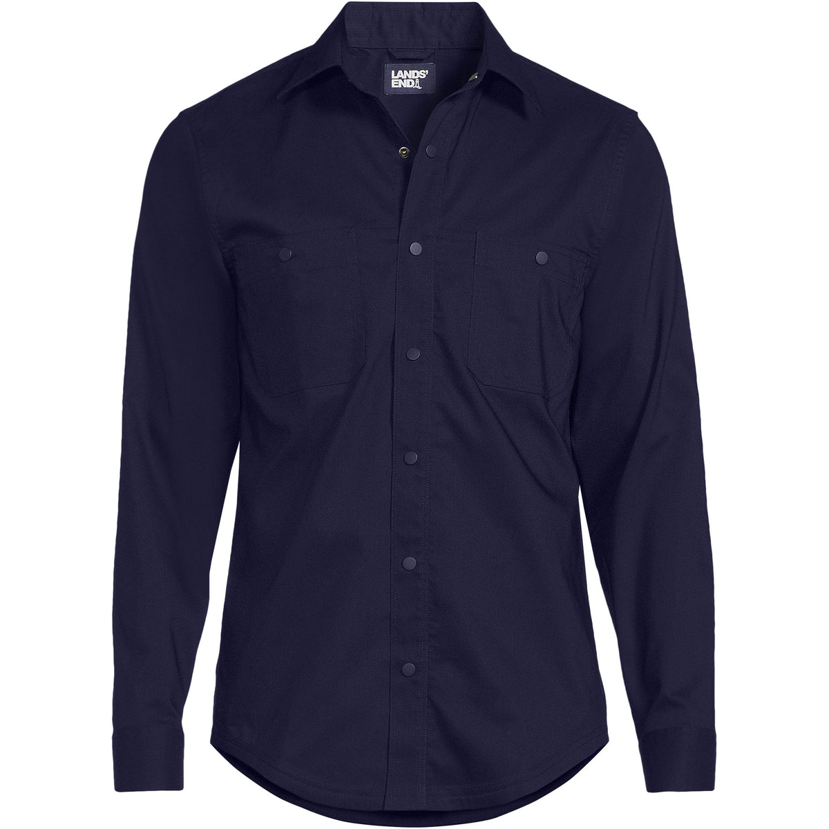 School Uniform Men's Ripstop Long Sleeve Utility Work Shirt