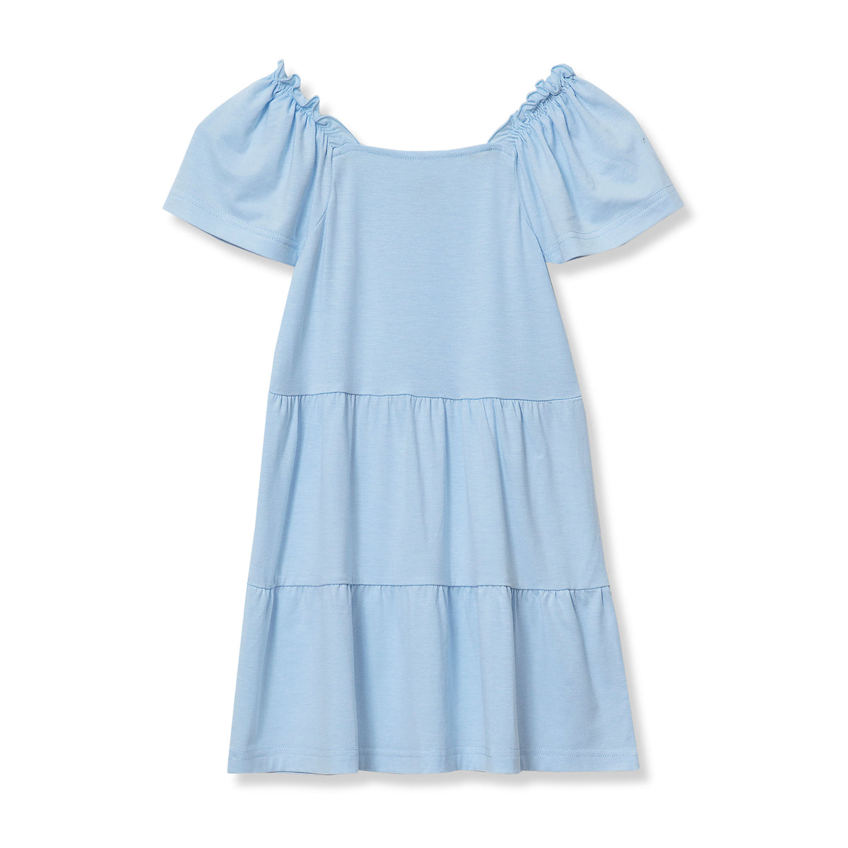 Girls Short Sleeve Tiered Tunic Top