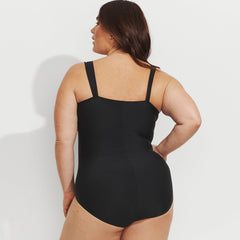 Women's DDD-Cup SlenderSuit Grecian Low Leg One Piece Swimsuit