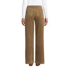 Women's Tall High Rise Wide Leg Corduroy Pants