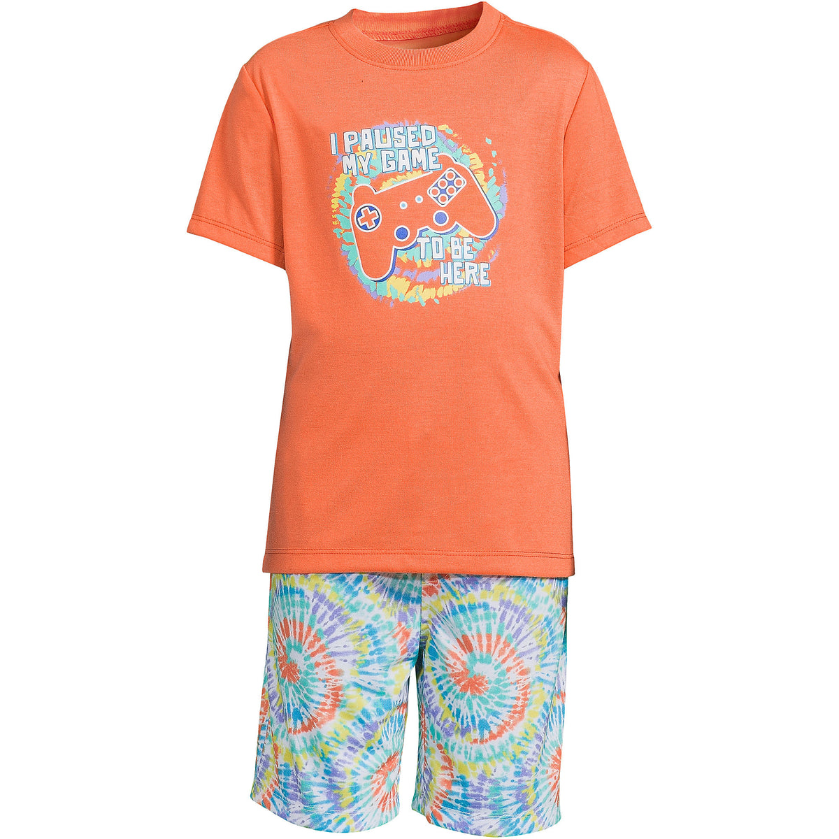 Boys Short Sleeve Tee and Shorts Pajama Set