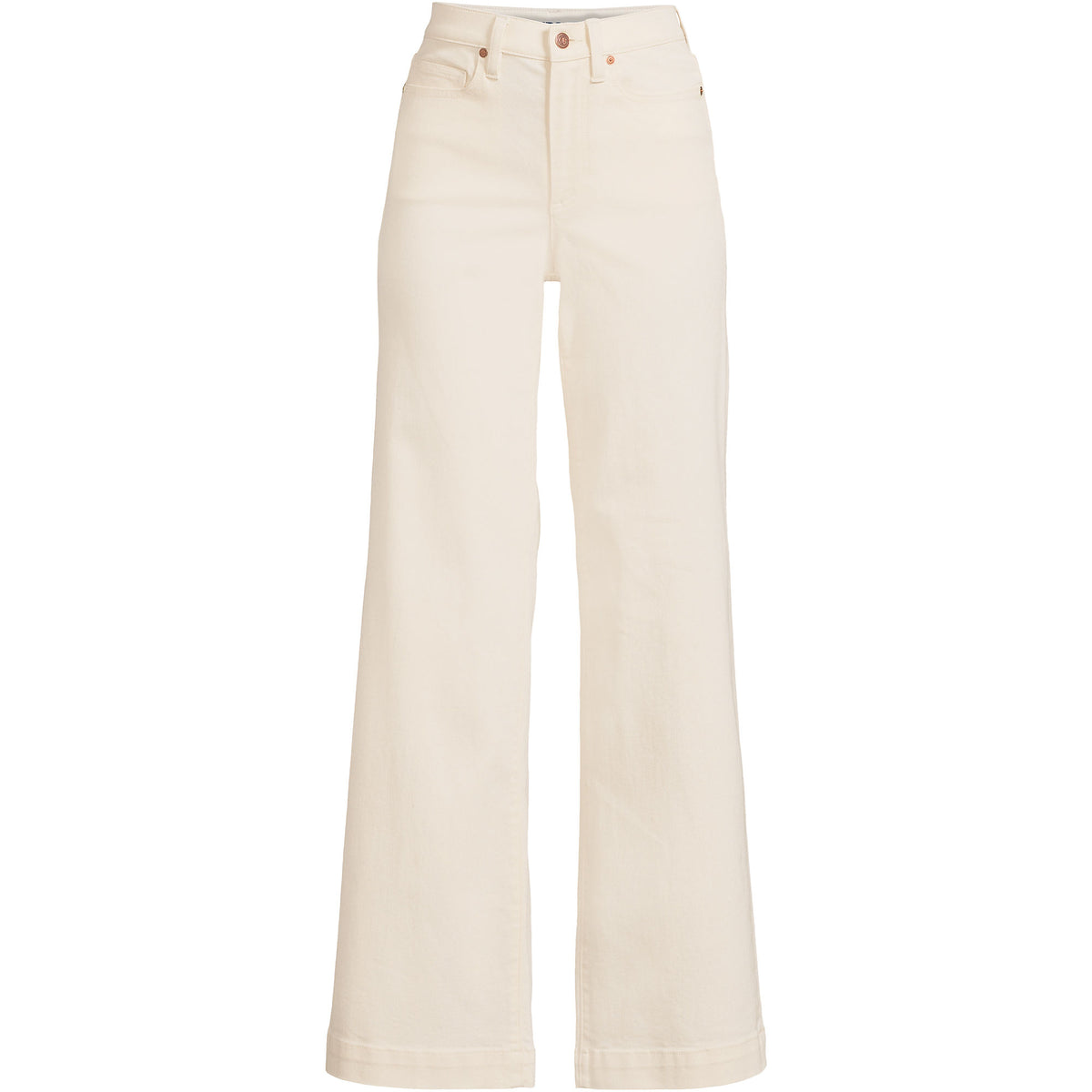 Plus Size Recycled High Rise Wide Leg Denim Jeans