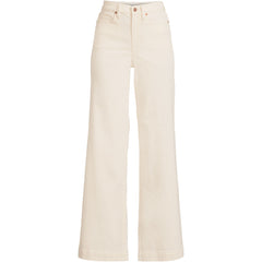 Petite Recycled High Rise Wide Leg Denim Jeans