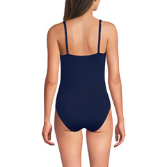 Women's Long Torso LE x T and T The Tiffany Square Neck One Piece