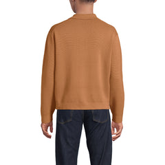 Men's Long Sleeve Fine Gauge Cotton Full Zip Chore Coat