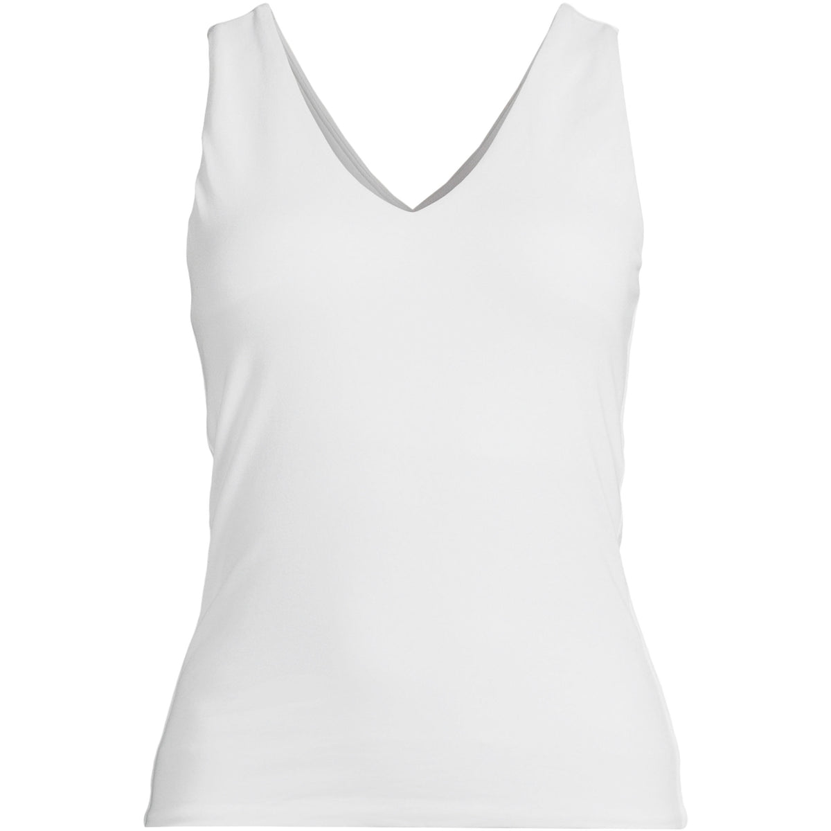 Women's Plus Size Slender Vneck Tank Top
